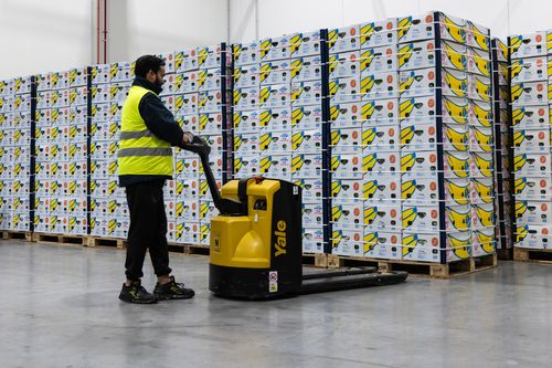Regalsysteme und Lagertechnik in einer Halle von Sixt Fördertechnik